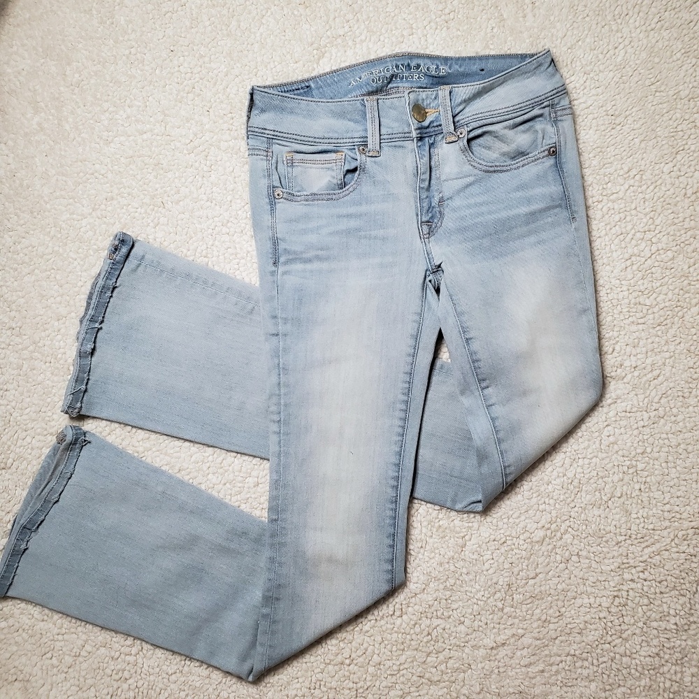 AE (2R) Super Stretch Kickboot Jeans Fresh Bright